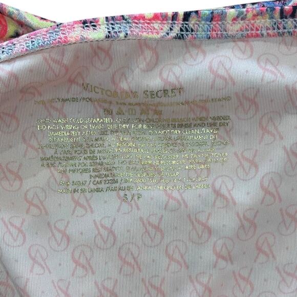 Victoria's Secret Women Bikini Swimsuit Size 34C Top and Small Bottom Multicolor - Picture 10 of 10